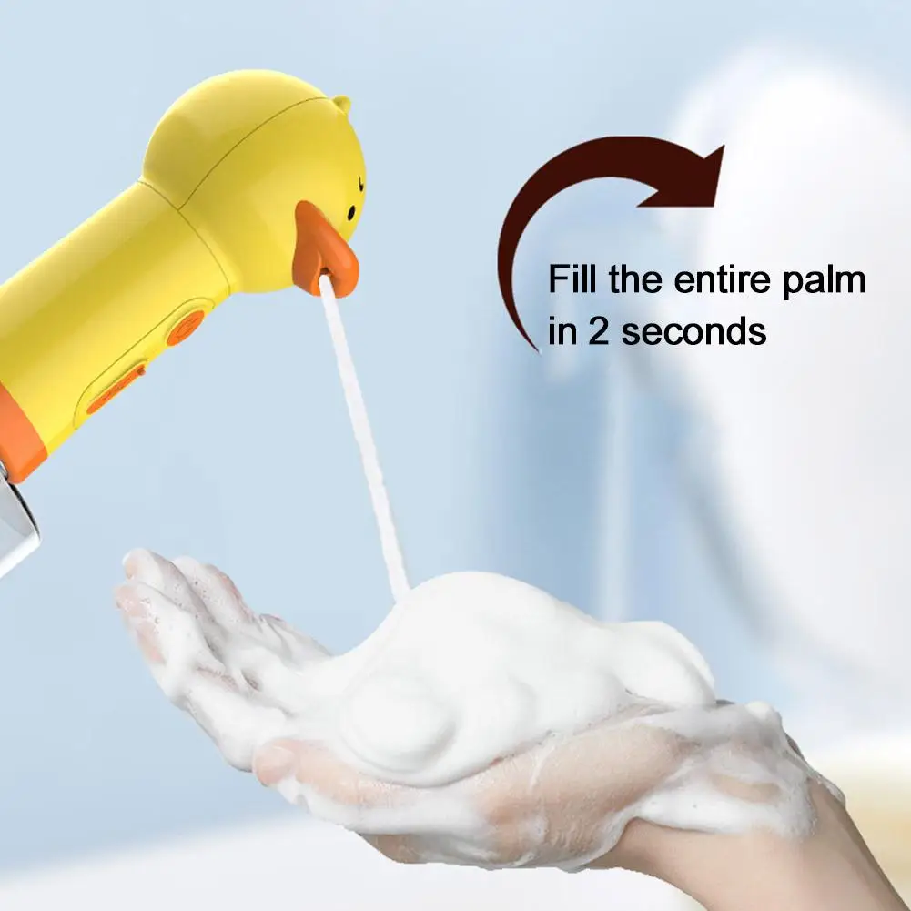 Yellow Duck Electric Foam Machine Usb Charging Automatic Soap Dispenser Foam Machine Pet Cleaning Foam Cleaning, Cat Accessories