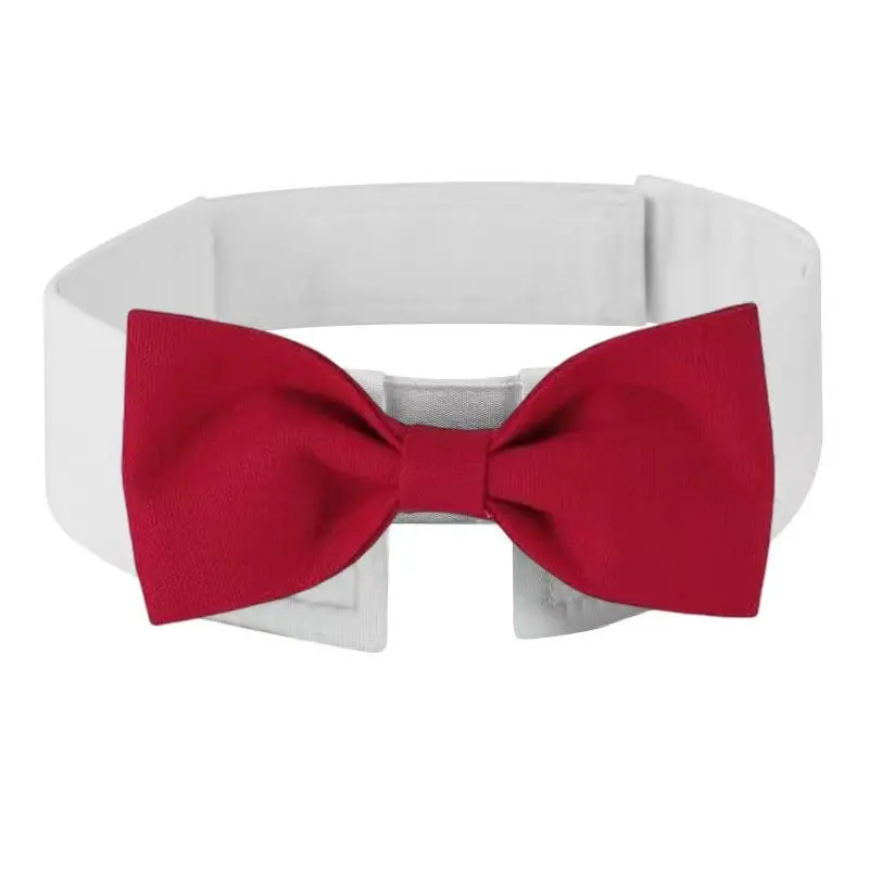 Adjustable Dog Cat Formal Necktie Tuxedo Bow Tie Collar Wholesale Pet Apparel Accessories for Wedding Holiday Party Gift view 6
