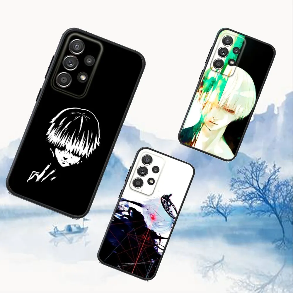 

Anime K-Kanekis Phone Case For Samsung S25,S24,S21,S22,S23,S30,Ultra,S20,Plus,Fe,Lite,Note,10,9,5G Black Cover
