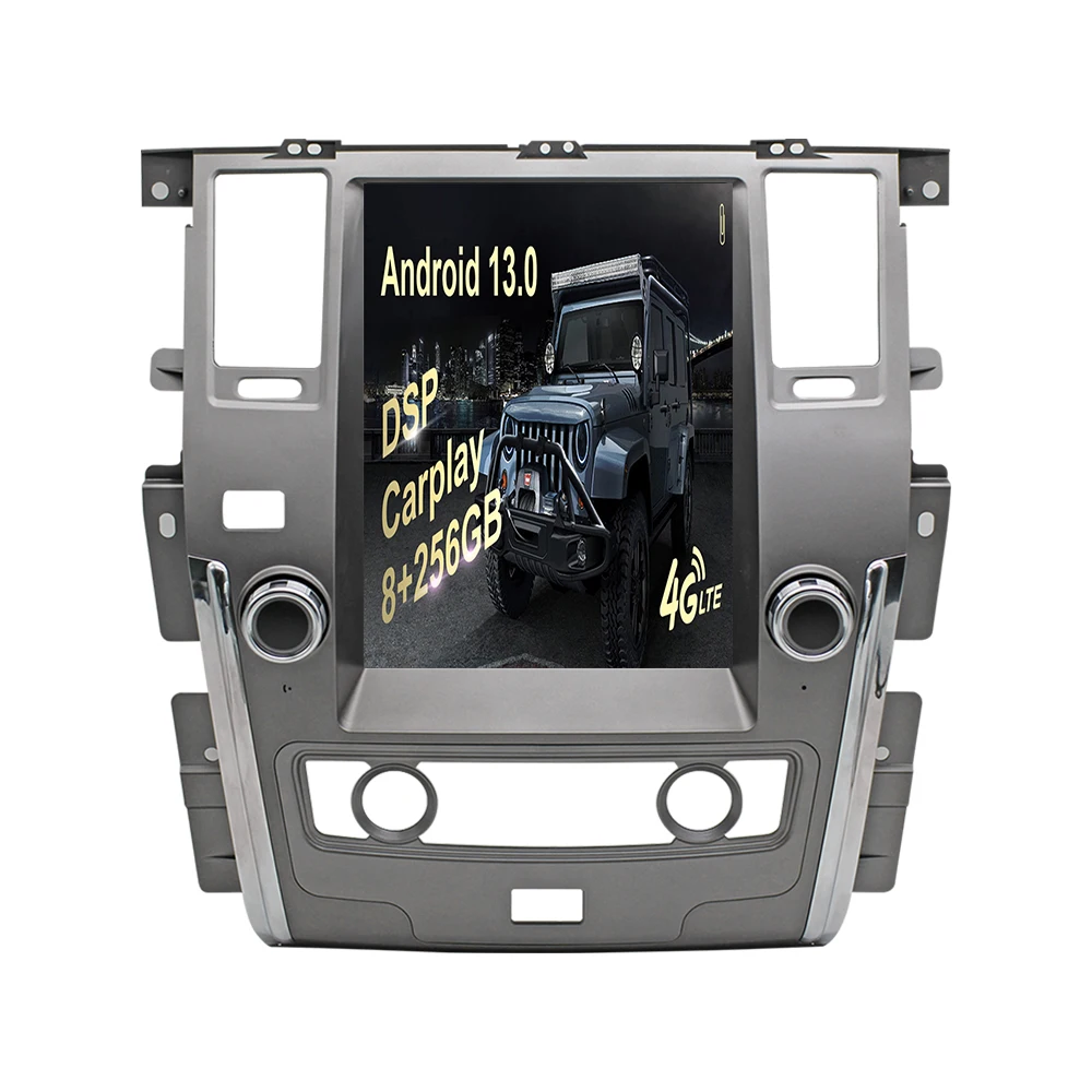

For Nisssan Patrol 2010-2017 car 12.1" Carplay Vertical Touch Screen Multimedia Player GPS Navigation Stereo Android Head unit