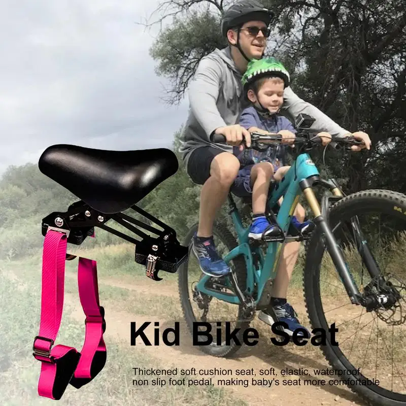 NEW Detachable Front Mounted Kids Mtb Bike Seat Universal Mountain Bike Front Seat Mat Children Bicycle Safety Chair Seat Saddle