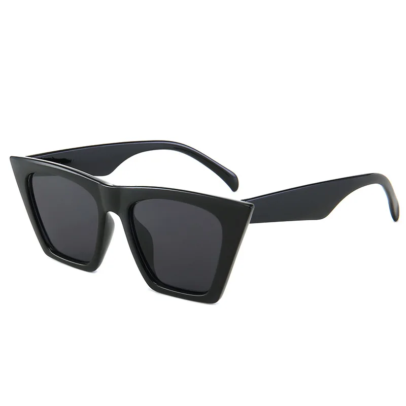 

Cat Eye Sunglasses Sunglasses Outdoor Driving Sunshade Decoration Oversize Frame Glasses UV400 Protection With Box