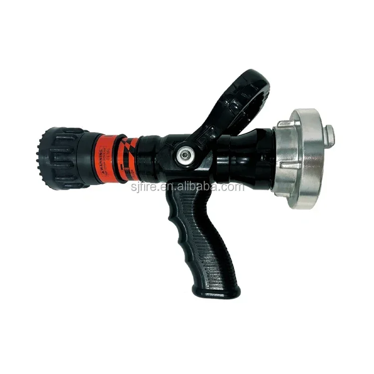 Hand-held Fire Nozzle With Adjustable Spray Fire Fighting Nozzle