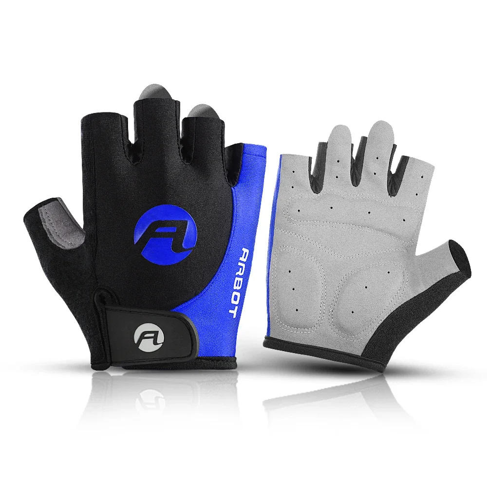 

Professional Half Finger Cycling MTB Gloves Thumb Sweat Wiping Breathable Anti Slip Shock-Absorbing Men Women Cycling Gloves