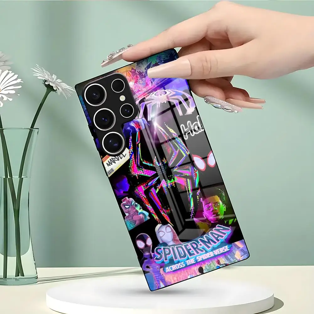 Cool C-S-SpidermaN-ES Phone Case For Samsung S26 S25 Edge Ultra 24 23 22 21 Ultra Plus Fe A55 56 15 4G 5G Glass Cover