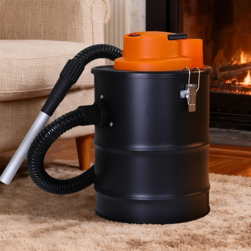 Fireplace Ash Vacuum Cleaner Household Barrel Vacuum Cleaner Powerful Suction 12L 220V 800W for Living Room Apartments