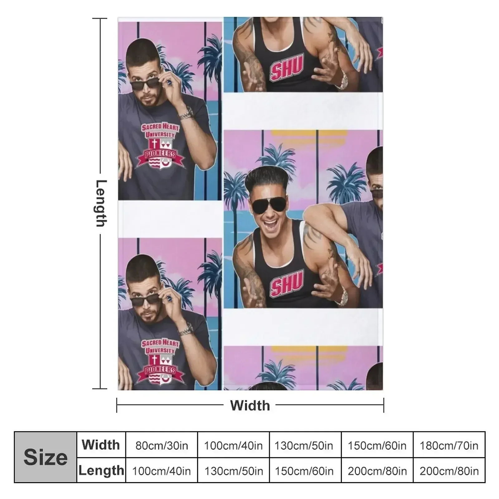 Vinny, Pauly D, & SHU 2 Throw Blanket Luxury Brand Extra Large Throw Luxury Thicken Blankets Sofas Of Decoration Blankets