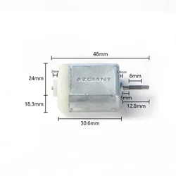 Motores 12v 0,08a fc280 cerca de 12000 rpm 48 mm dc escova de carbono para frente eixo serrilhado automático diy ferramenta de ventilador de carro novo dropshipping