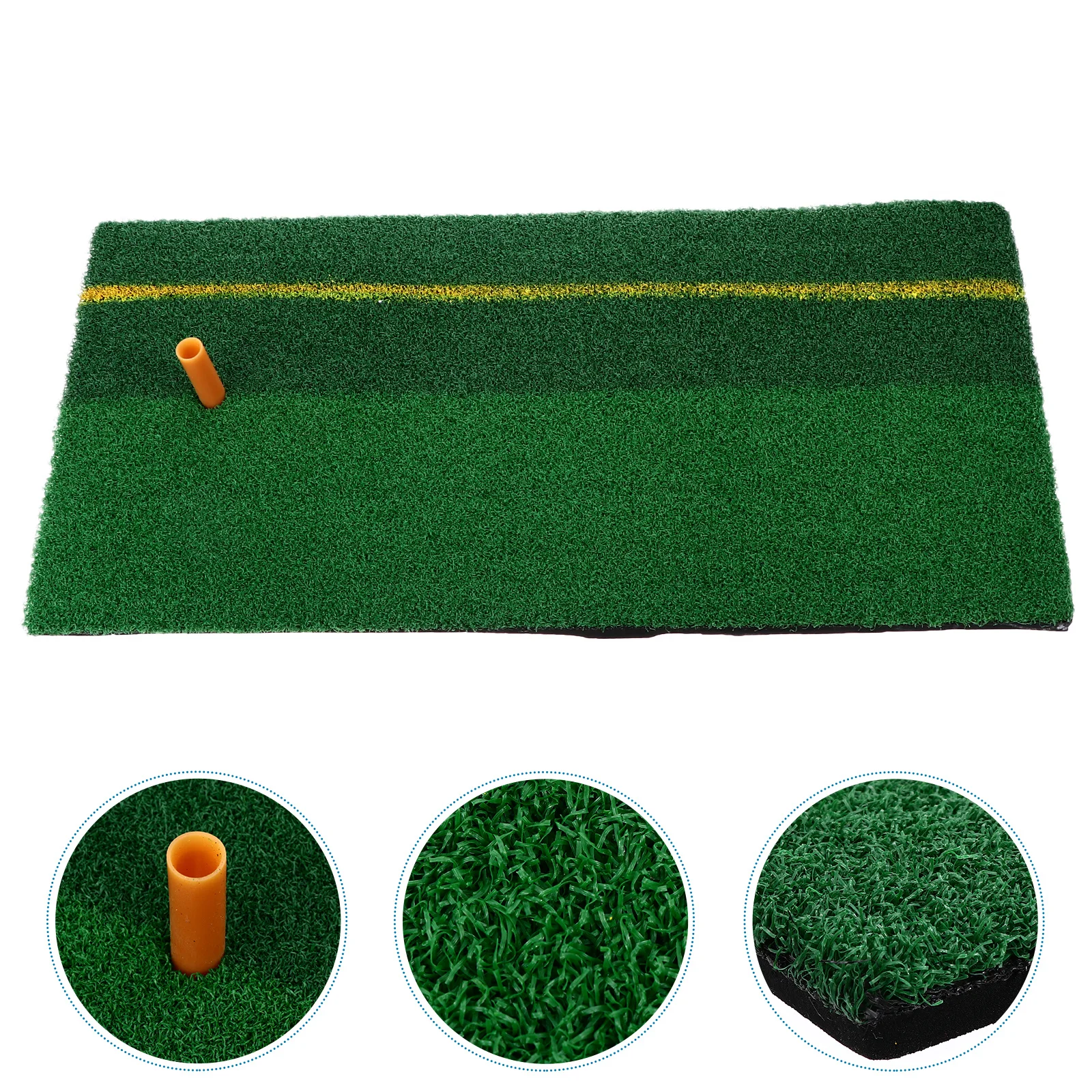 

1 set 1 Set Portable Golf Practice Mat Indoor Outdoor Durable Hitting Surface For Chipping Driving Putting Training Exercise Pad