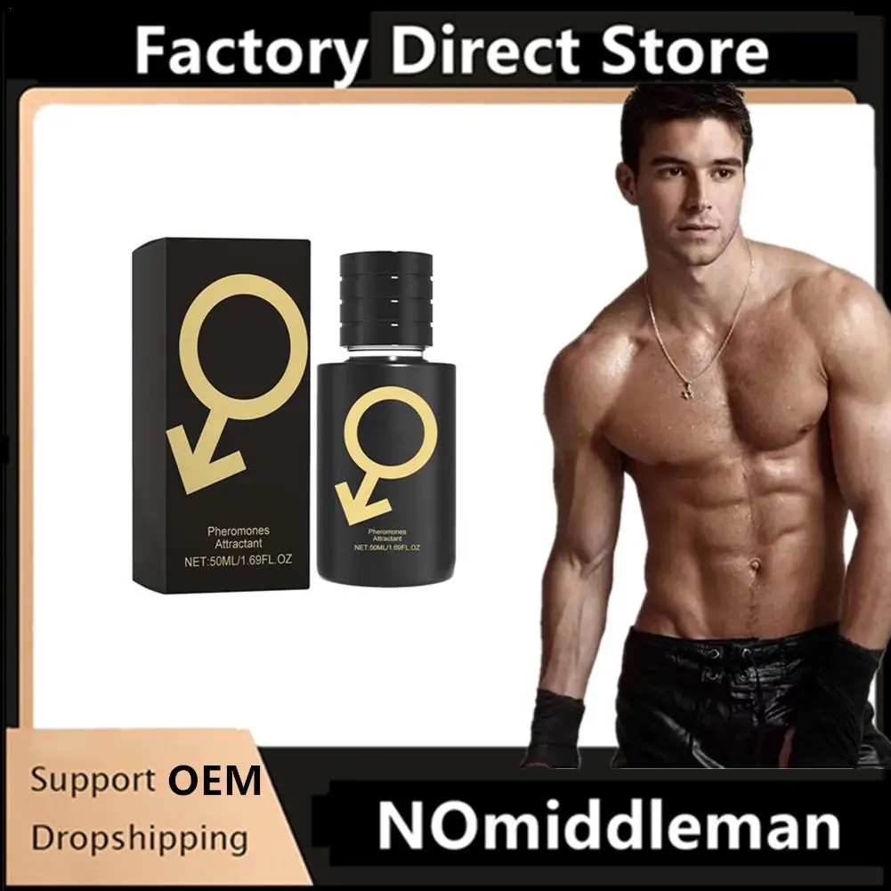 50ml feromônio atraente para homens atrair spray afrodisíaco para fragrância corporal masculina unissex flertar perfume