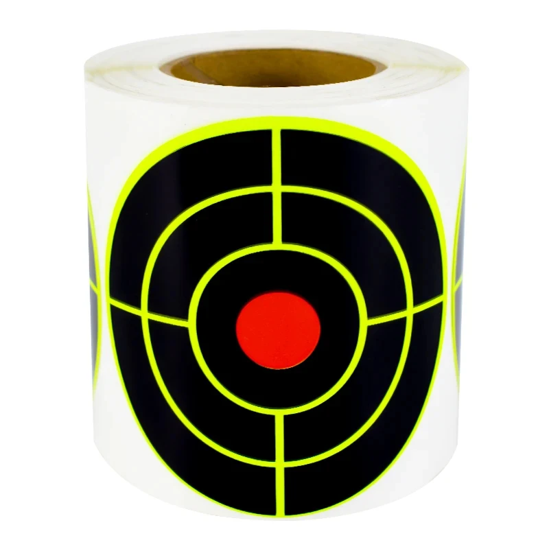 200Pcs Self Adhesive Shooting Target Stickers 7.6cm Splatter Reactive Targets for Shooting Practice Training Hunting view 6