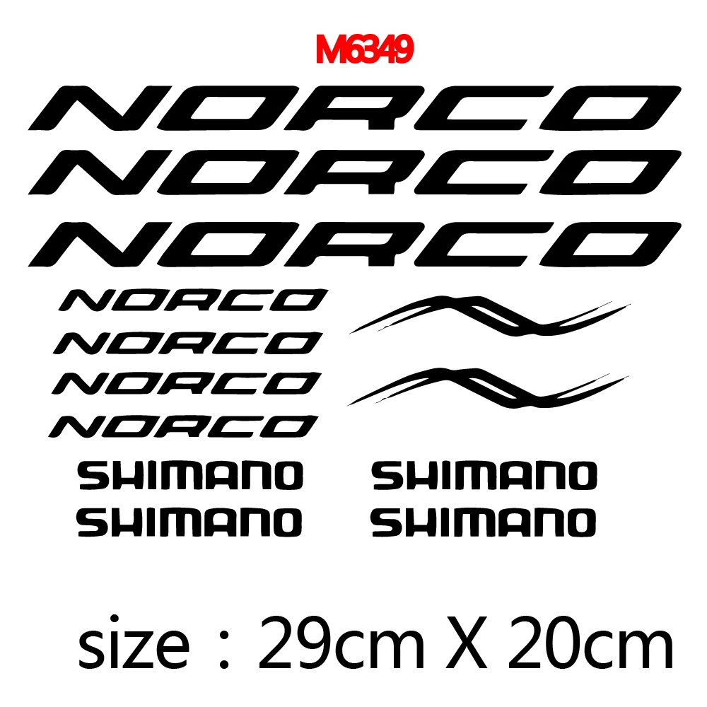 PEGATINAS STICKERS VINILO LAMINA BICICLETA FOR  Norco- Auto, Custom Bicycle Vinyl Decal Sticker For Fun Commencal Decor