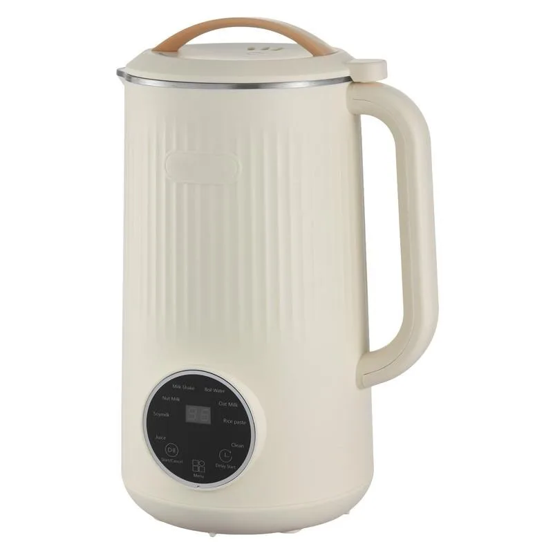 8-in-1 Nut Milk Maker, 34 oz Soy Milk Maker with 180W Blending, for Homemade Oat, Nut, Soy, Juice, Milkshake, Rice Cereal, Plant-Based Beverages with Self-Cleaning, Boil Water, 12-Hour Delay