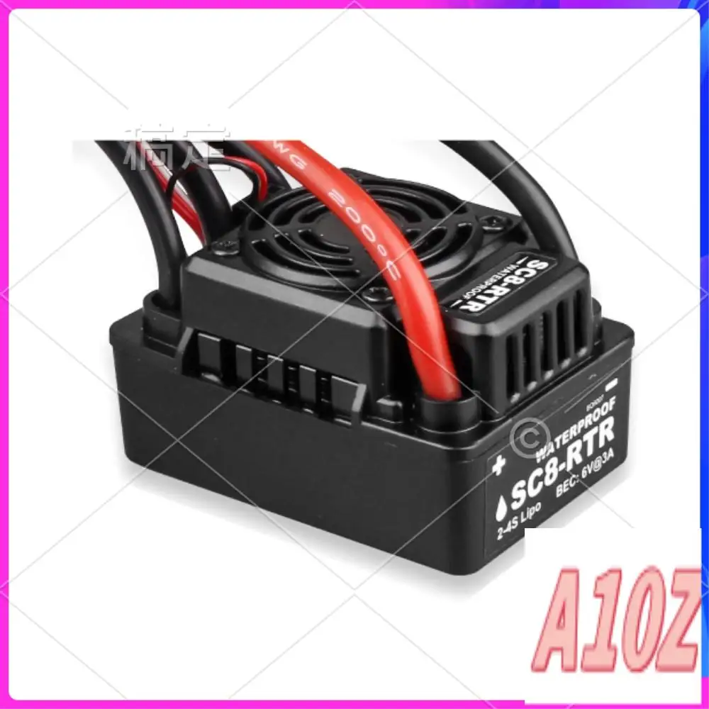 

0Z-SC8 RTR Waterproof 120A Brushless ESC Speed Controller 2-4S Lipo Fit 3660 3674 Motor For 1/10 1/8 RC Car
