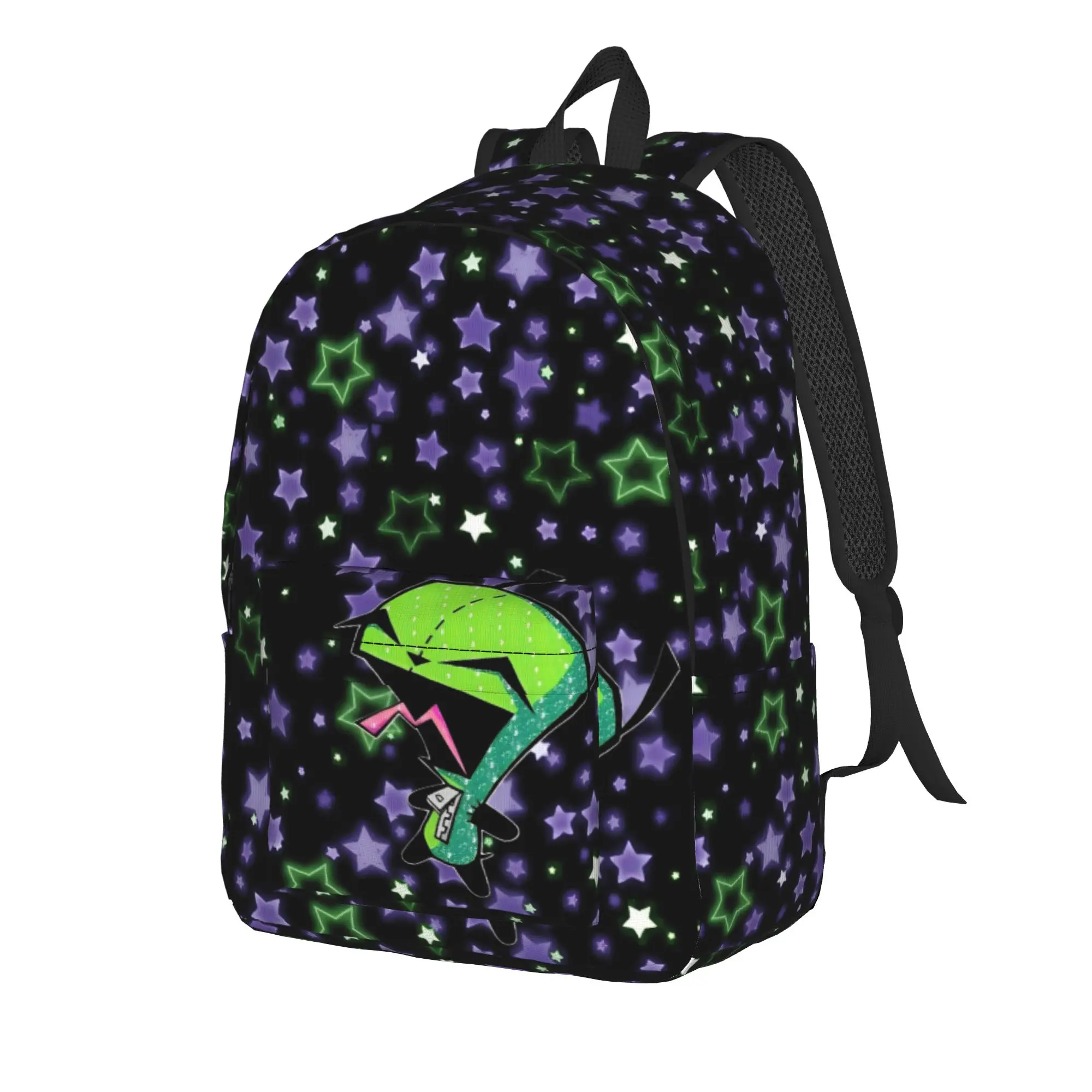 Invaders Zims Cute Movie Backpack  Cycling Backpacks Student Unisex Streetwear School Bags High Quality Big Rucksack