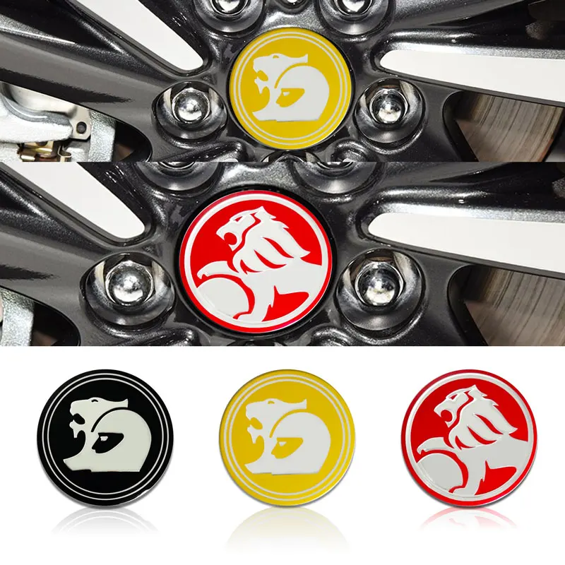 4Pcs/Lot 56.5mm Car Wheel Hub Center Caps Stickers For Holden Logo HSV Astra Commodore Captiva Cruze Accessories