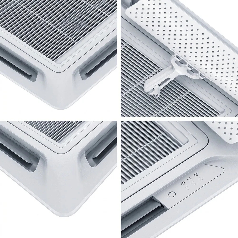 Cooling System Baffle AC Outlet Baffle For Summer Cooling ABS Material Construction Dust Protection Design Easy Clean Air Baffle