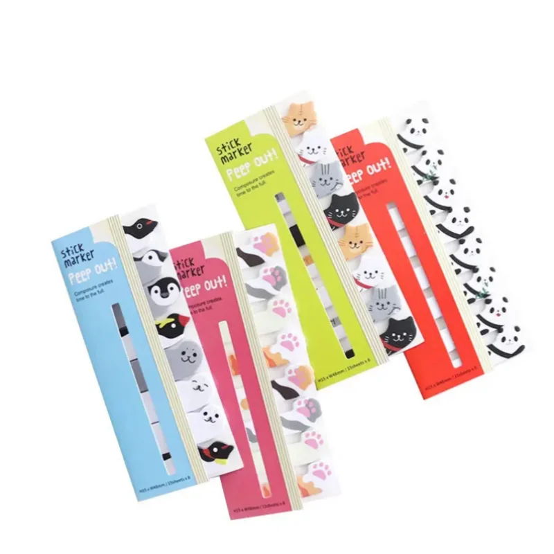 Kawaii  Stationery Cute Japanese and Korean Stationery Row By Row  Bookmark Sticky Note Message Note N Times Sticky Note