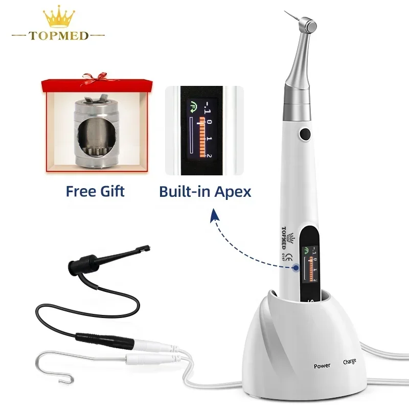 Dental 16:1 Endomotor With Apex Locator With Wireless Endo Motor for For Root Cannal Treatment 2in1 Apex Locator With Endo Motor