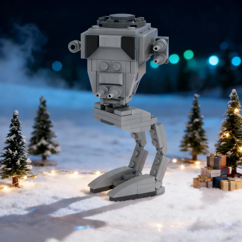 

120 деталей MOC Mini ST Star Battle: Архитектурный конструктор, развивающая игрушка, идеи для творчества, рождественский подарок, обучающие кирпичики