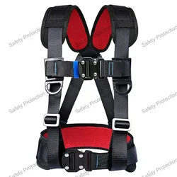 High-altitude Work Safety Belt Half Body Safety Harness Outdoor Climbing Training Harness Electrician Construction Equipment