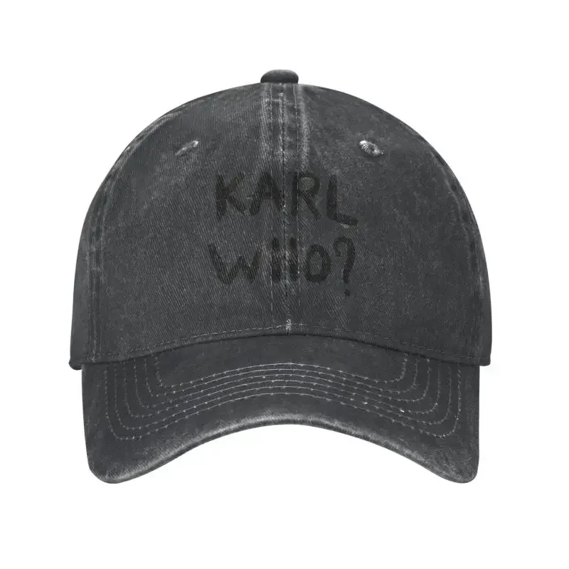 

Fashion Karl Who Baseball Cap Cotton for Men Women Custom Adjustable Unisex Dad Hat Spring