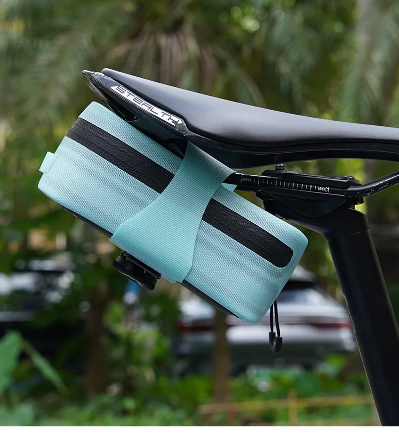 CXWXC 0,6 l TPU wasserdichte Satteltasche MTB Rennrad BOA System abschließbare Fahrradsitz-Packung Radfahren Schwanz Aufbewahrungstasche Zubehör – Detail 19