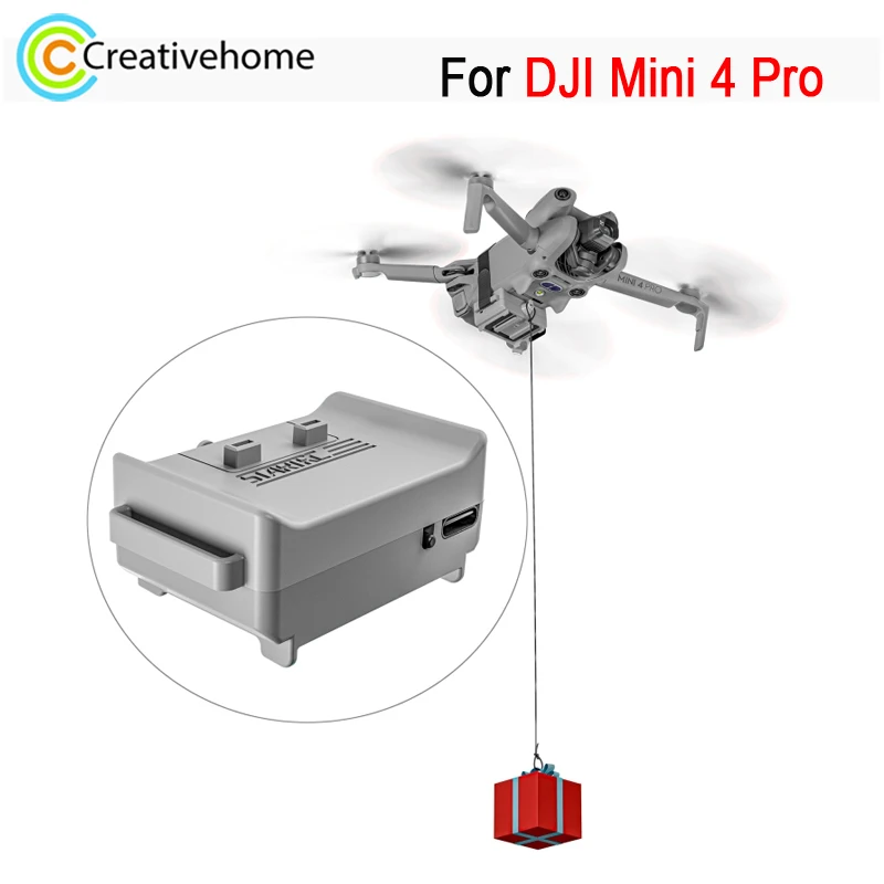 STARTRC Magnetic Air-Dropping System For DJI Mini 4 Pro Drone Thrower Parabolic Bracket with 80mAh Battery