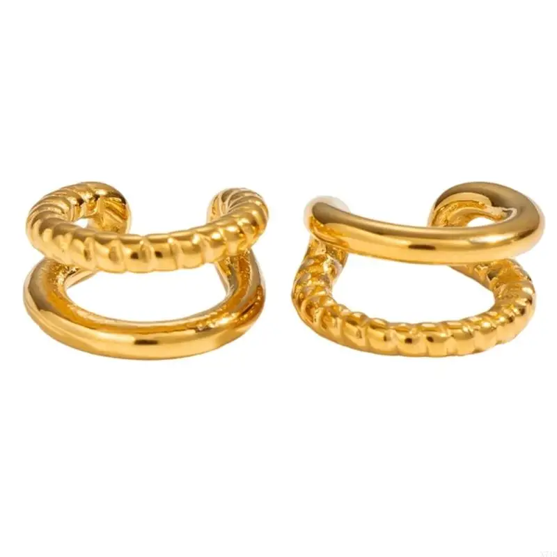  Outer Ear Accent Clip-On Earrings Pair for Everyday Wear and Styling