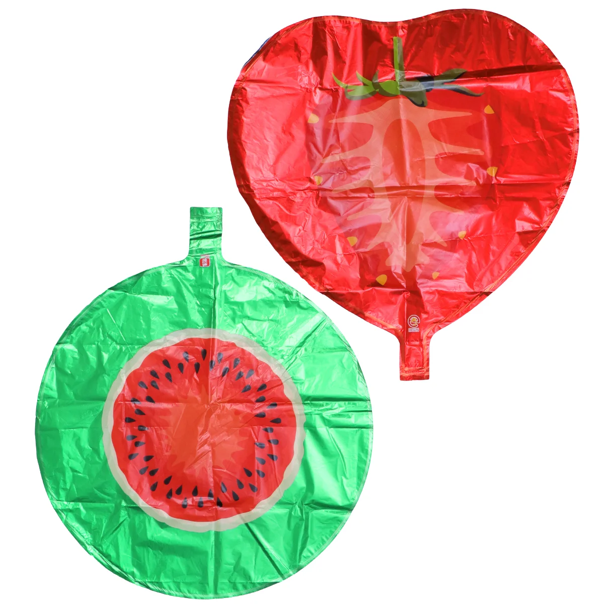 5pcs 18 Inch Fruits Helium Aluminum Foil Balloons for Birthday Wedding Party Decoration (Watermelon, Kiwi, Dragon Fruit, Strawbe