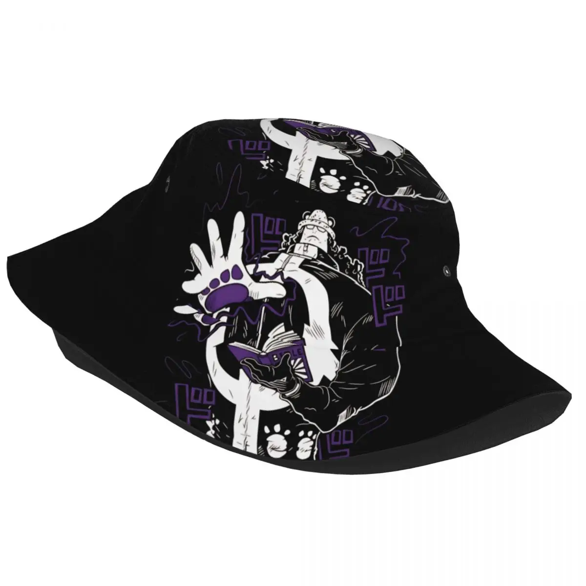 Bartholomew Kuma Bucket Hat Women Outdoor Sports One Piece Fishing Hats Hot Summer Beach Vacation Getaway Headwear Bob Hat