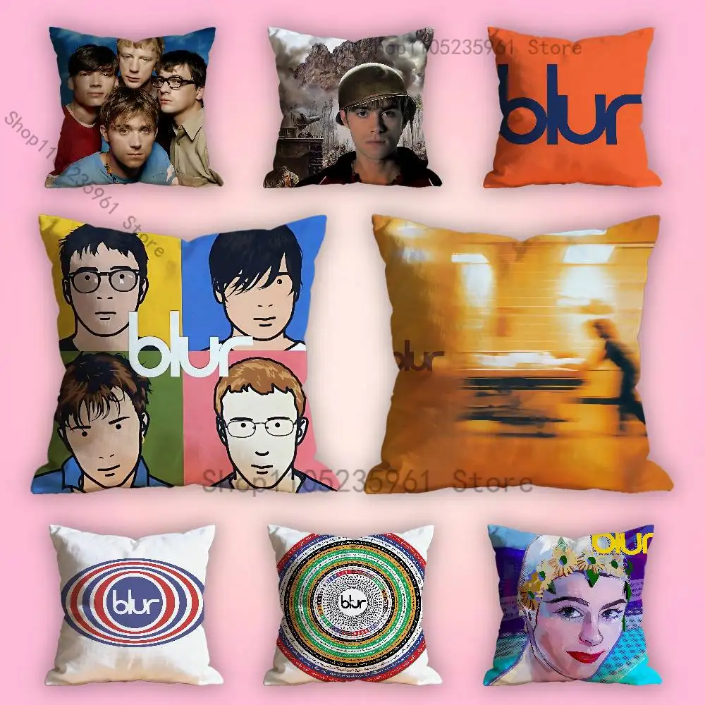

B-Blur Various Sizes Square Pillow Case For Car Home Bedchamber Decor Custom Valentine gift
