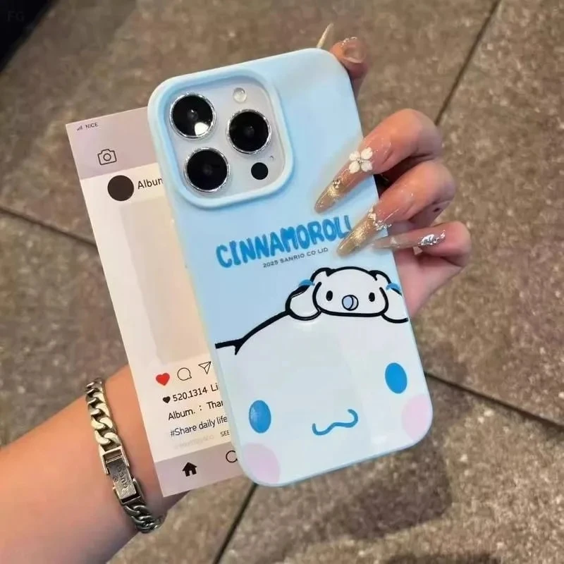 Sanrio Kuromi funda de teléfono para IPhone 17 Pro Max 17 Air IPhone 16 15 funda protectora de dibujos animados Apple 14 Plus 13 12 cubierta a prueba de golpes
