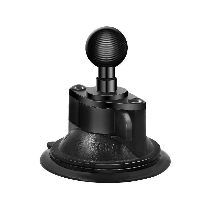 17mm 20mm or 25mm Ballhead Mounting Base to Car Window Twist Lock Double Suction Cup Base Rubber Ball for Gopro Camera