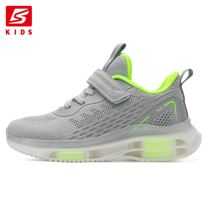 Baasploa New Kids Casual Shoes Breathable Knit Children Sneakers Girls Shoe High Quality Shock Absorber Running Sneaker for Boys