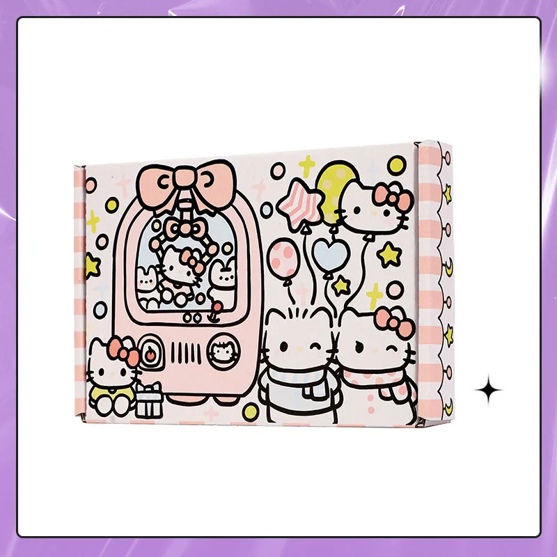 Kawaii Cute Sanrio Hellokitty Kuromi Mymelody Cinnamoroll Pochacco Express Packaging Box Gift Box Storage Color Gift For Girls