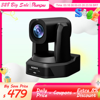 Runpu 4K NDI PTZ Camera SDI &HDMI &USB Video PTZ Network POE IP Live Streaming Camera With 12x 20x Zoom for Broadcast Church