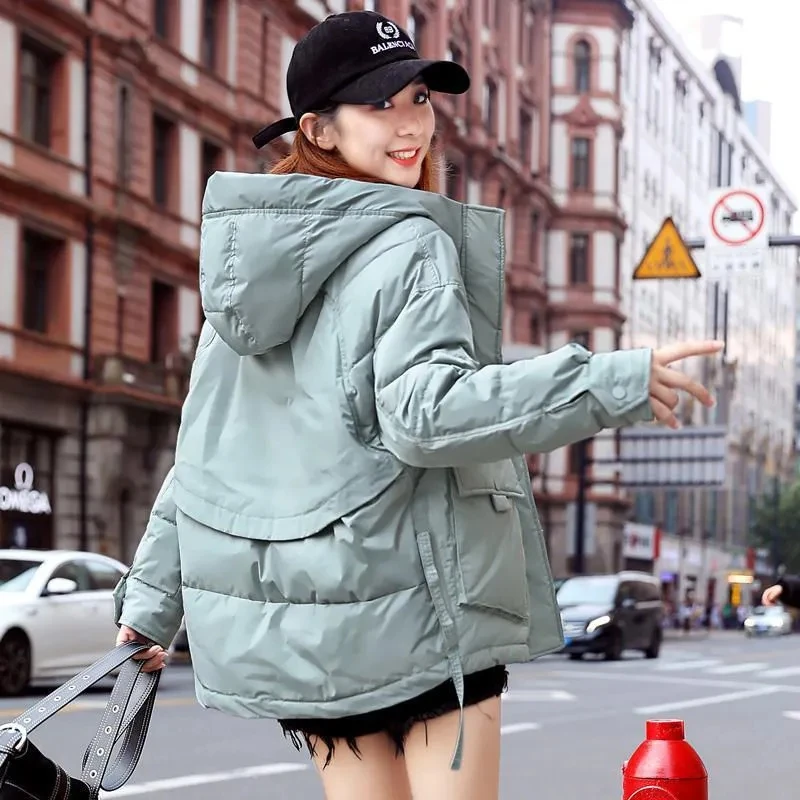 2023 New Winter Jacket Coats Womens Parka tops Female Down Cotton Jackets Hooded Overcoat Thick Warm Windproof Casual Women Coat