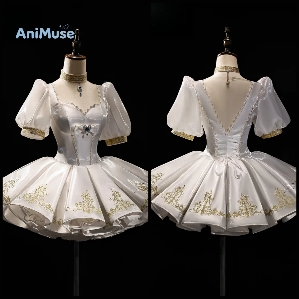 Gardener‌ Emma Woods Cosplay Costume Identity V Angel Devil Series Anime Dress Halloween Carnival Party AniMuse