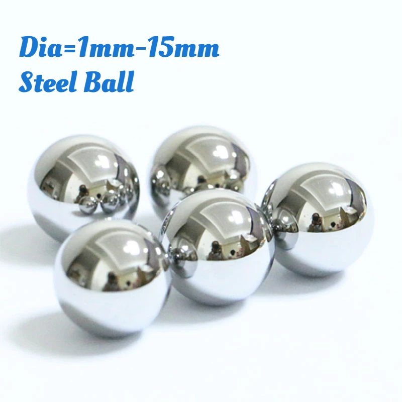 1/2/5/10pc YG6 Solid Round Tungsten Steel Ball Tungsten Carbide Ball High Hardness Tungsten Carbide Steel Ball Diameter=1mm-15mm