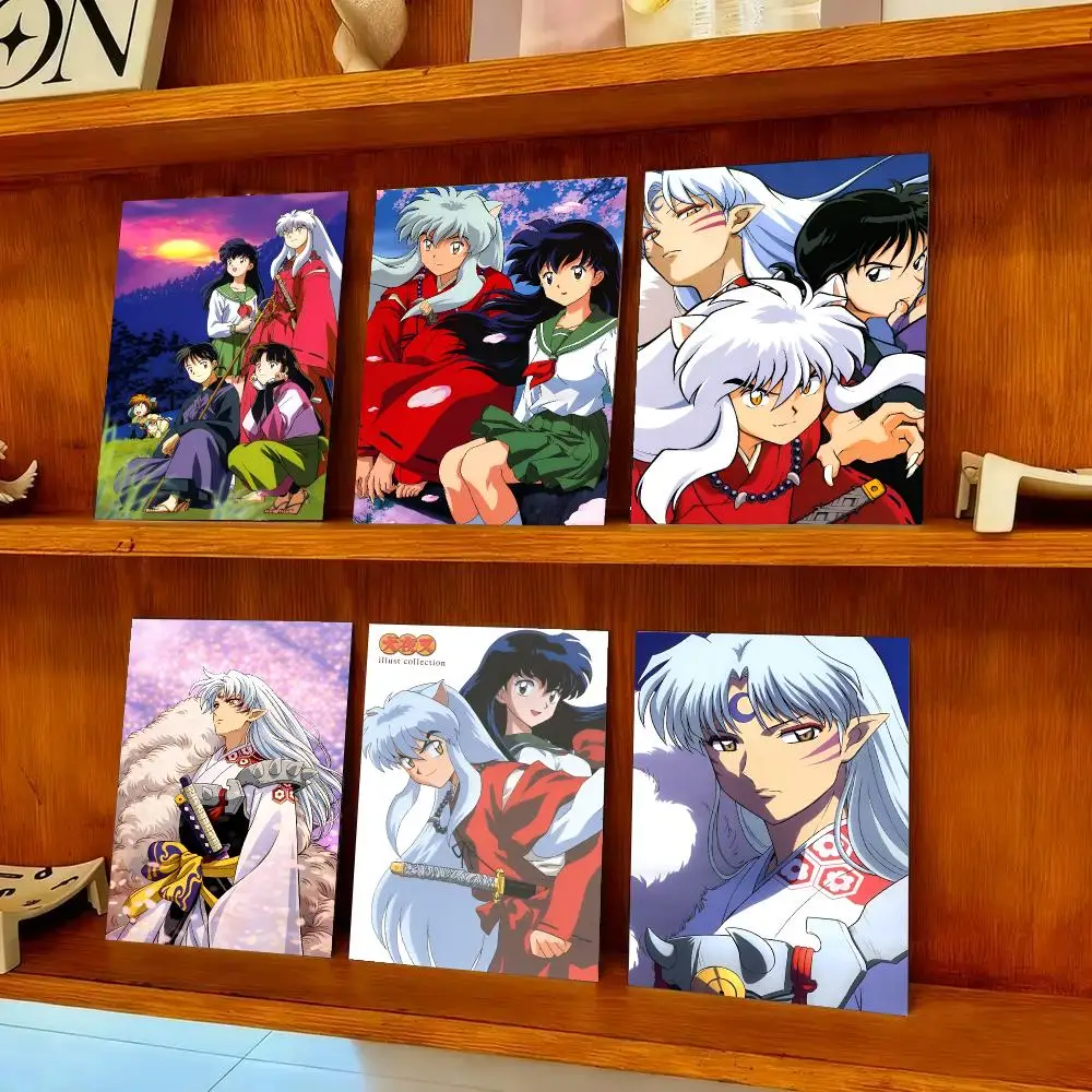 I-InuYasha Poster HD Self-adhesive Waterproof Paper Sticker Suitable For Living Rooms Bedrooms Home Decor