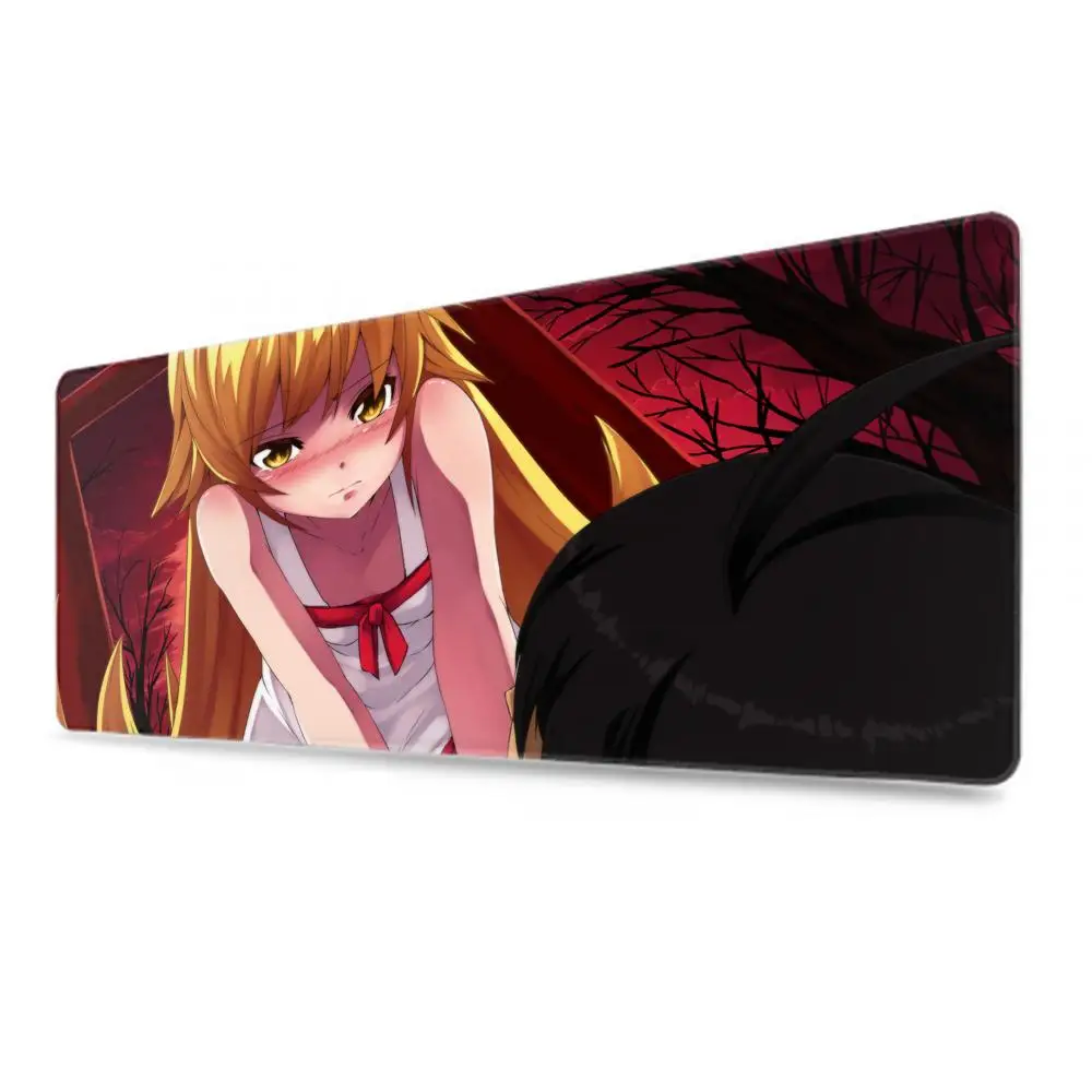 AAA Dnime Shinobu Oshino Monogatari Series Mousepad Large Gaming Mouse Pad LockEdge Thickened Computer Keyboard Table Desk Mat