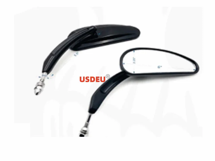 For Fits Harley 1982-later models (except  VRSCF, 2014-later FLHTKSE and  XL1200X mounted below the  handlebars) Mirrors