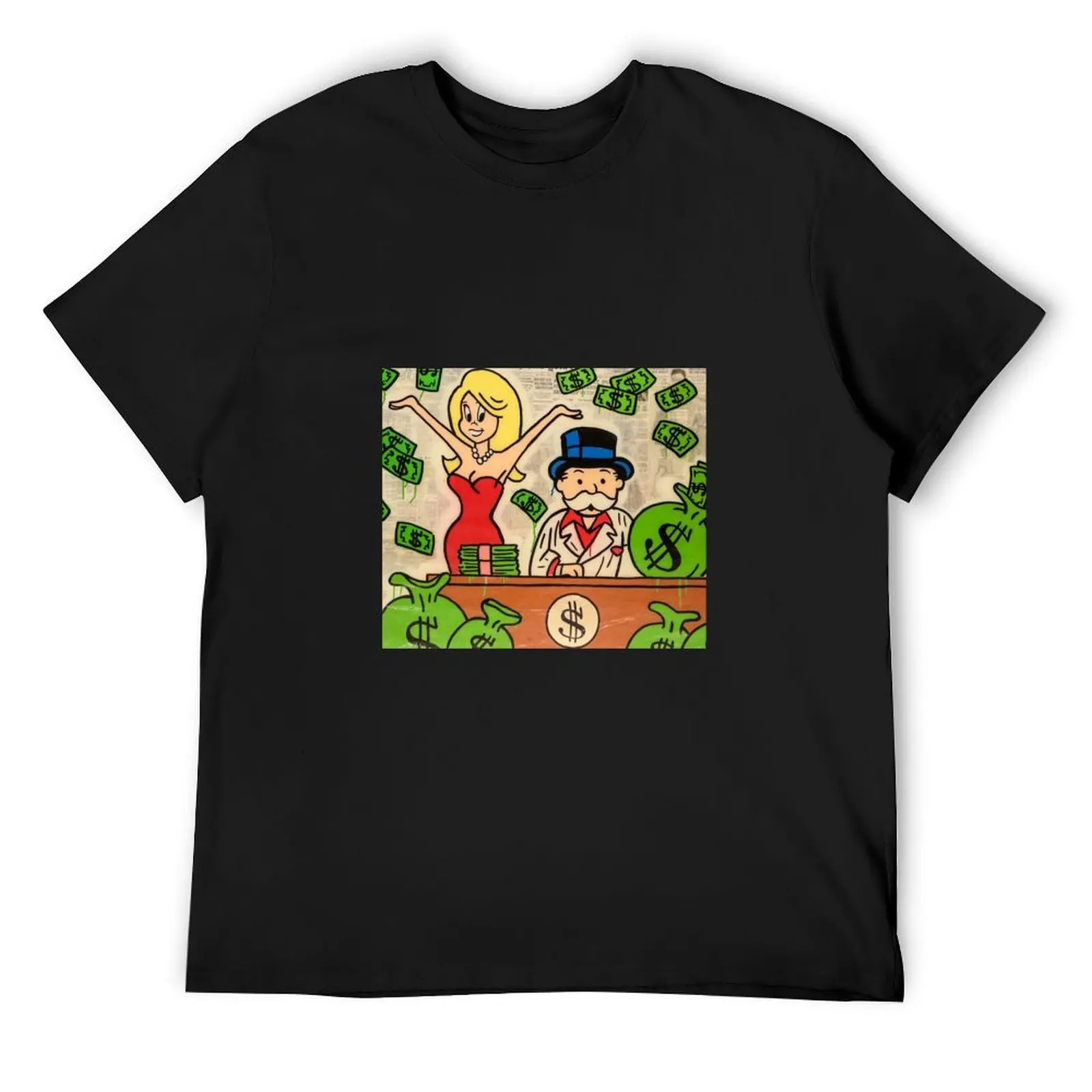 

$ Scarface x Monopoly Man $ T-Shirt vintage croswit shirt man Funny t-shirts blacks mens cotton t shirts
