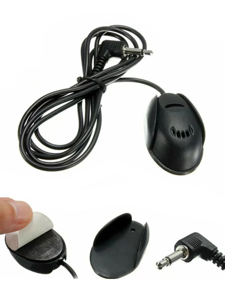 Mini Microphone Filaire pour Voiture, 3.5mm, Stéréo, Audio, Mains Libres, Type Pâte