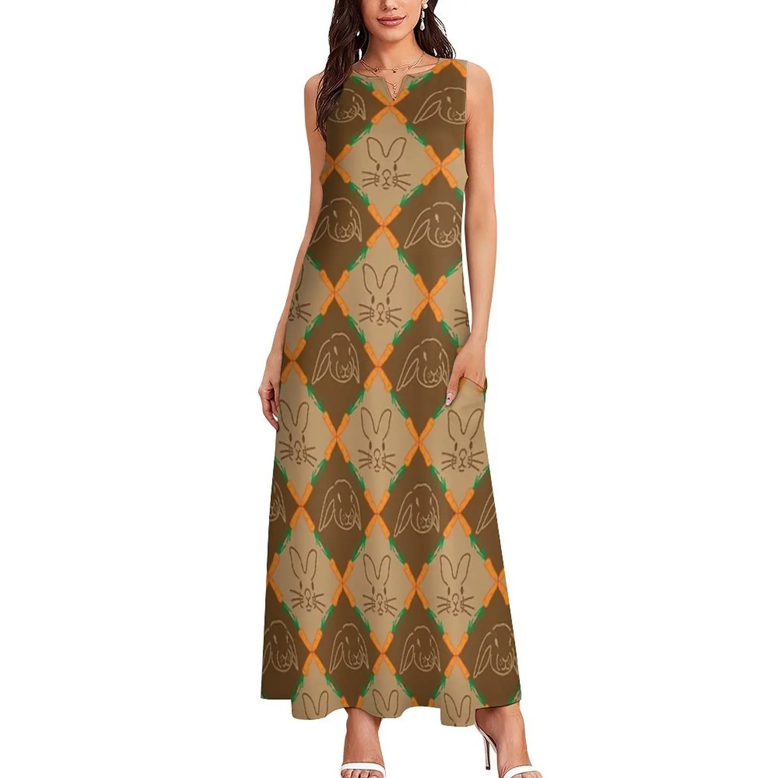 Vestido largo de conejos, vestidos sexys para mujer, vestidos de noche 2025, vestidos elegantes para mujer en venta