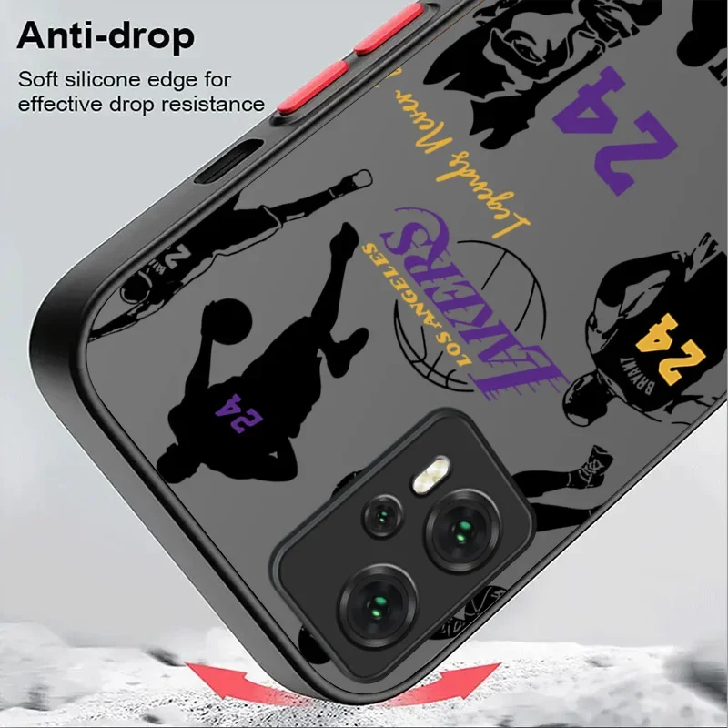 Basketball Star Sports Case For Xiaomi 13T 12T 11T 10T 13 12 11 Lite 5G NE POCO X6 M6 Pro 4G X3 NFC X4 GT X5 F3 F4 F5 F6 M5S C65