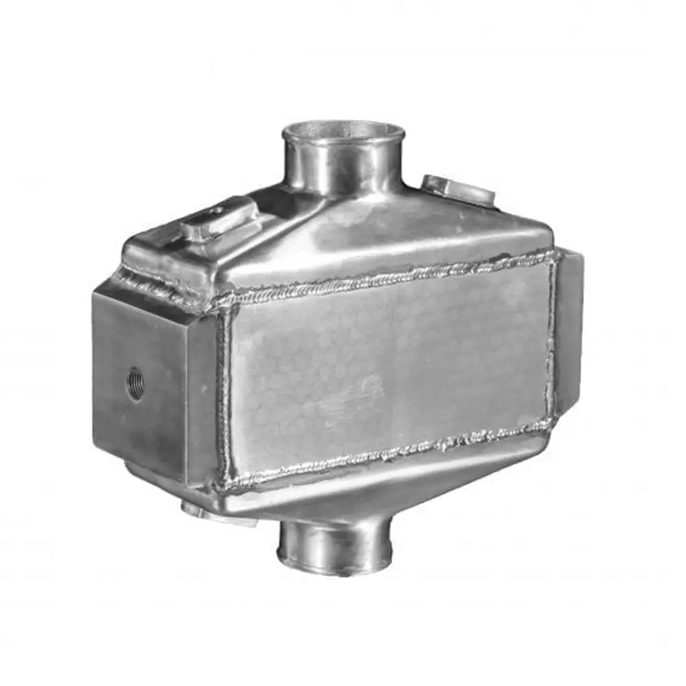 EPMAN Universal Aluminium Bar & Plate Front Mount Water-To-Air Intercooler Inlet/Outlet 3