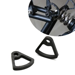 1pair folding bike carbon easy wheel EZ support triangle for brompton bike easy wheel replacement stop piece