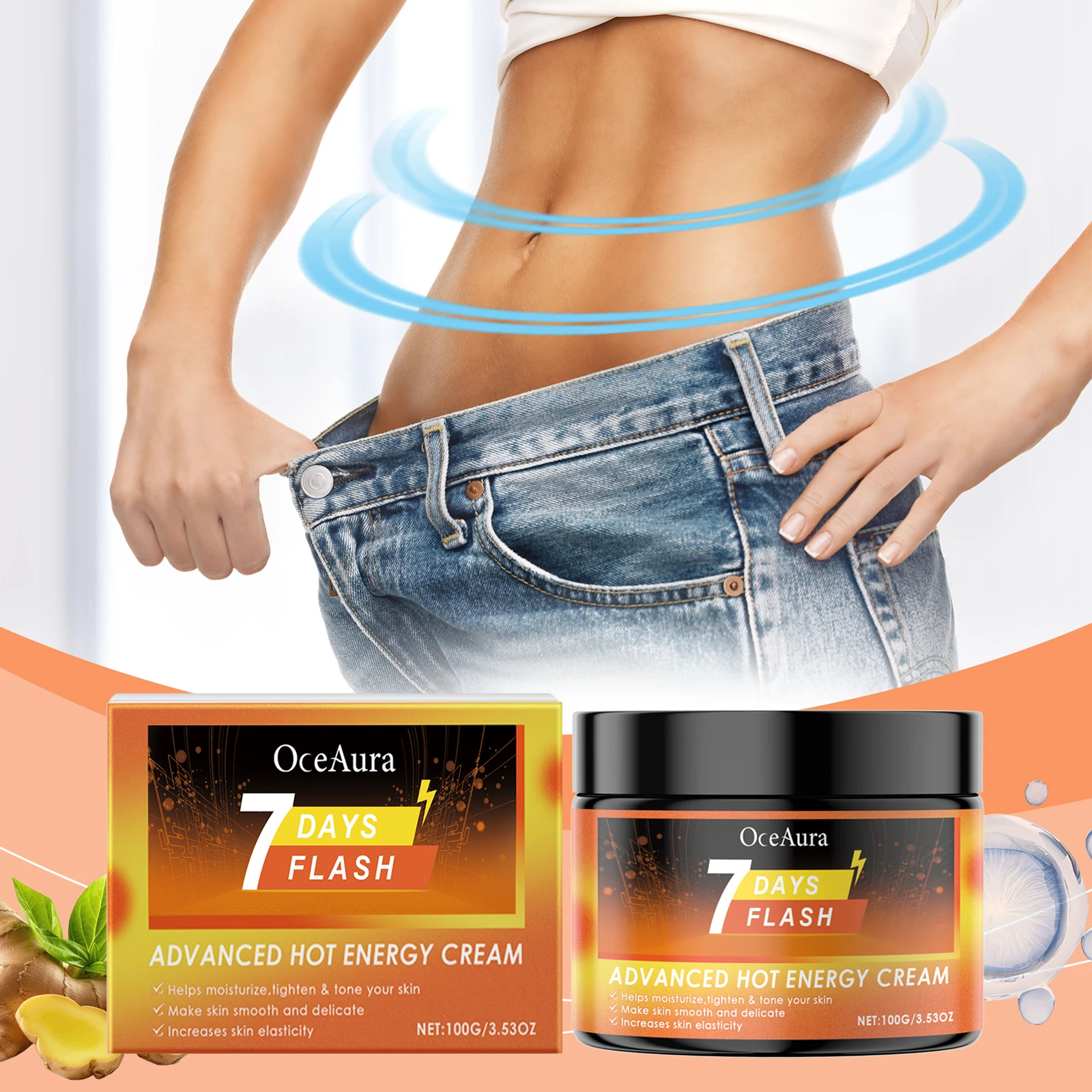 Advanced Hot Energy Cream – Intense Moisturizing & Skin Brightening Treatment | Improves Elasticity & Refines Texture for Smooth